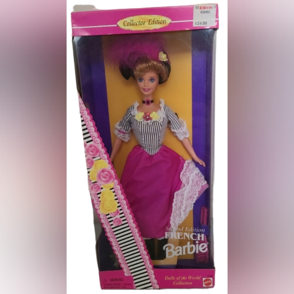 *Damaged Box*1996 Dolls of the World French Barbie